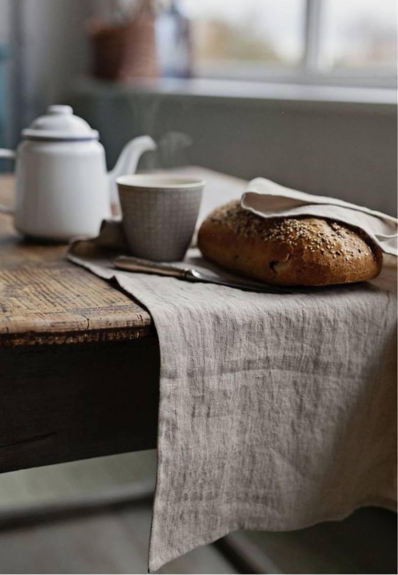 Morning Bread & Coffee Greeting Card