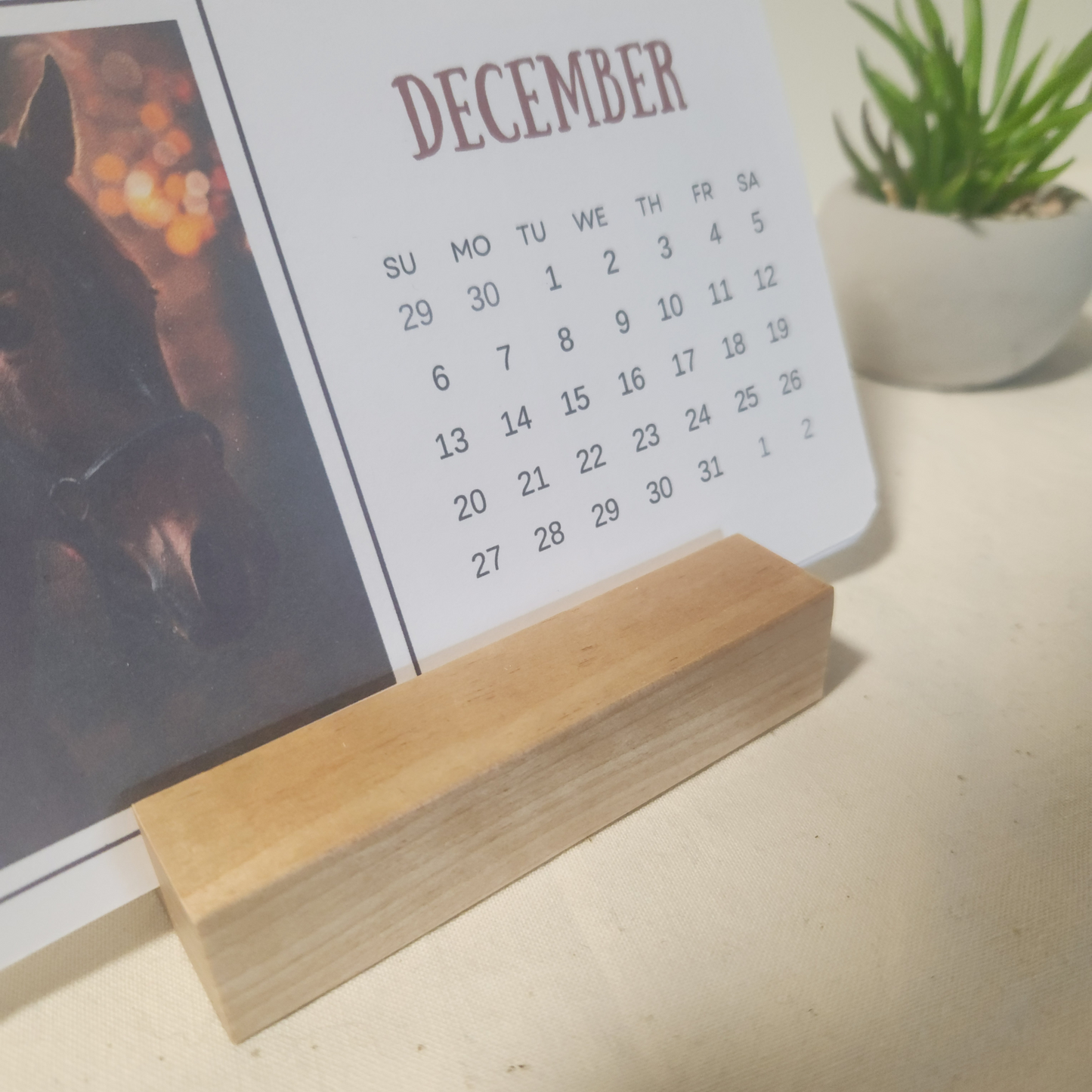 2026 Desk Calendar - Birch - Farmhouse Friends