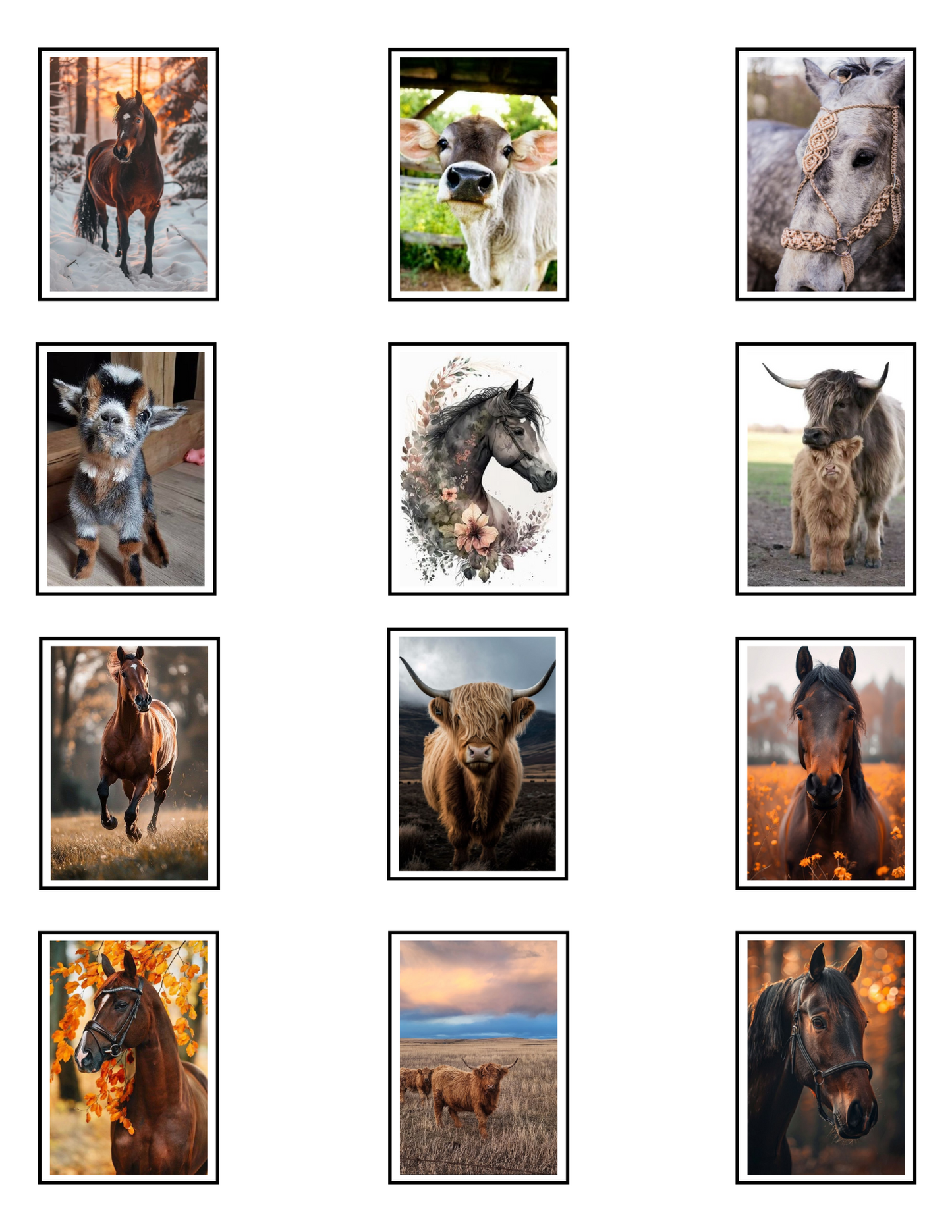 2026 Clipboard Calendar - Farmhouse Friends