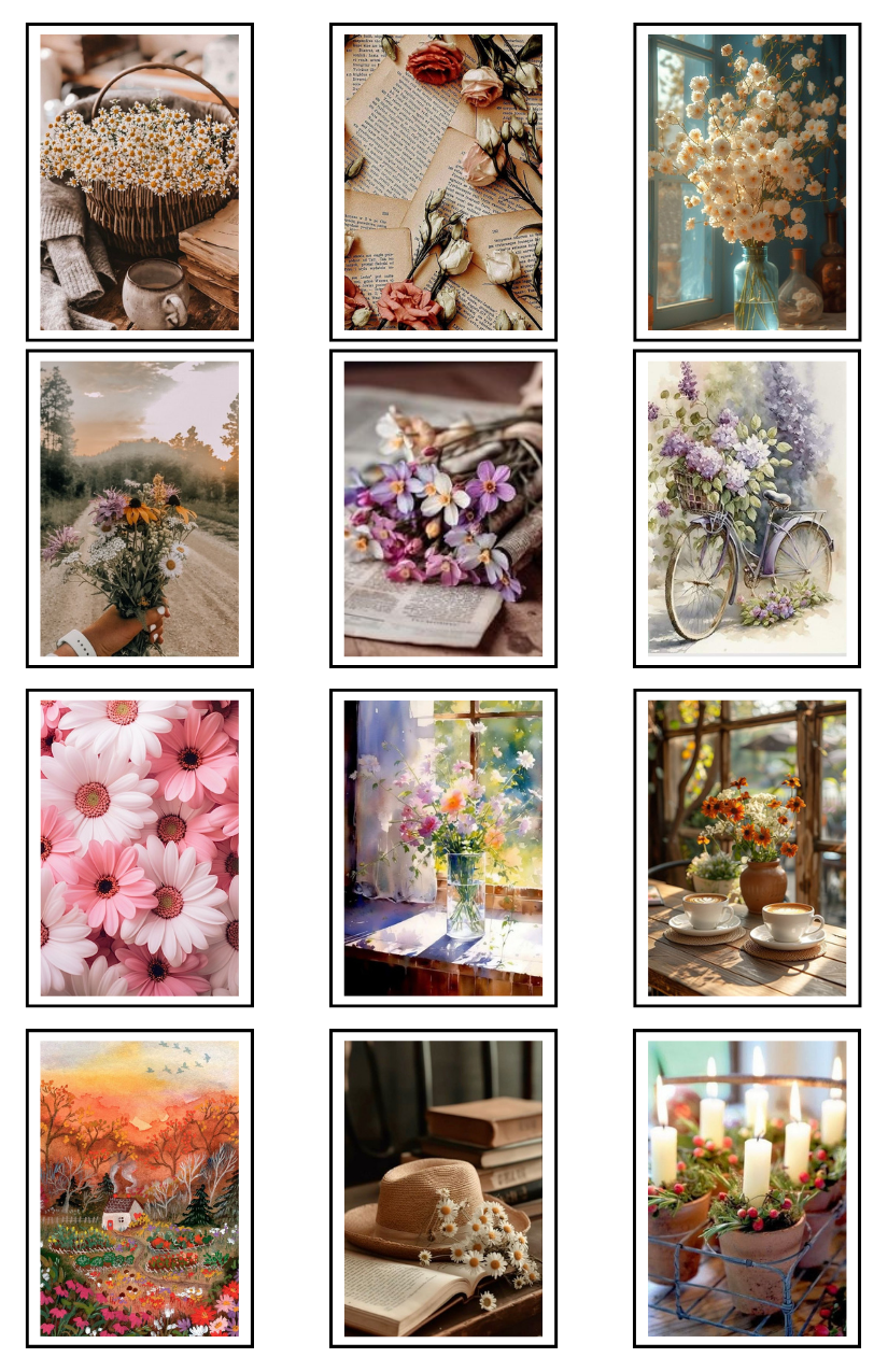 2026 Desk Calendar - Walnut - Moments In Bloom