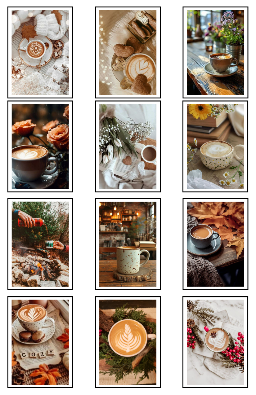 2026 Desk Calendar - Walnut - Sips of the Season