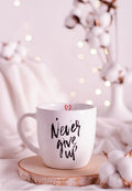 "Never Give Up" Motivational Greeting Card