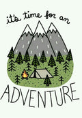"It's Time For an Adventure" Outdoor Greeting Card