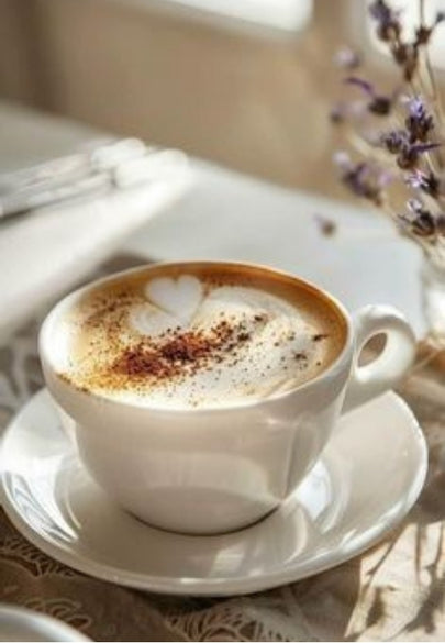 Cappuccino With Cinnamon Greeting Card