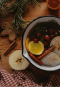 Warm Mulled Cider With Holiday Spices Greeting Card