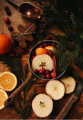 Rustic Citrus & Fruits Greeting Card