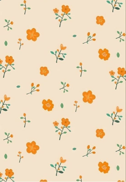 Petite Floral Pattern Greeting Card