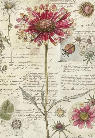 Botanical Daisy Greeting Card
