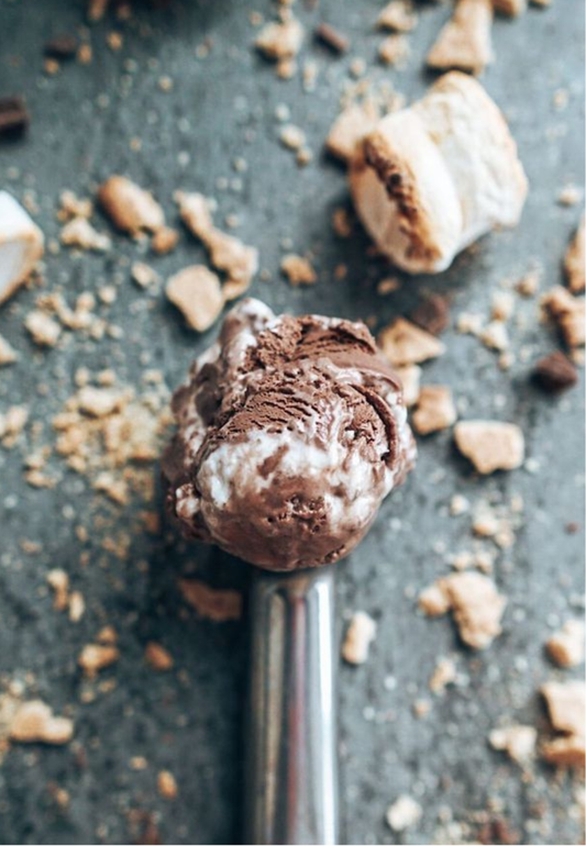 S'mores Ice Cream Scoop Greeting Card