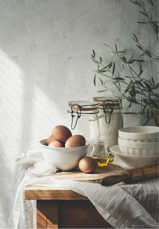 Sunlit Kitchen Greeting Card