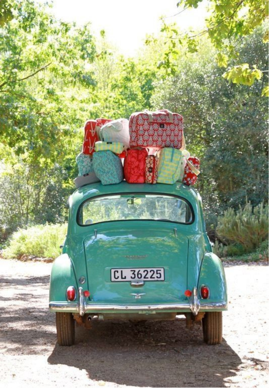 Vacation VW Bug Greeting Card