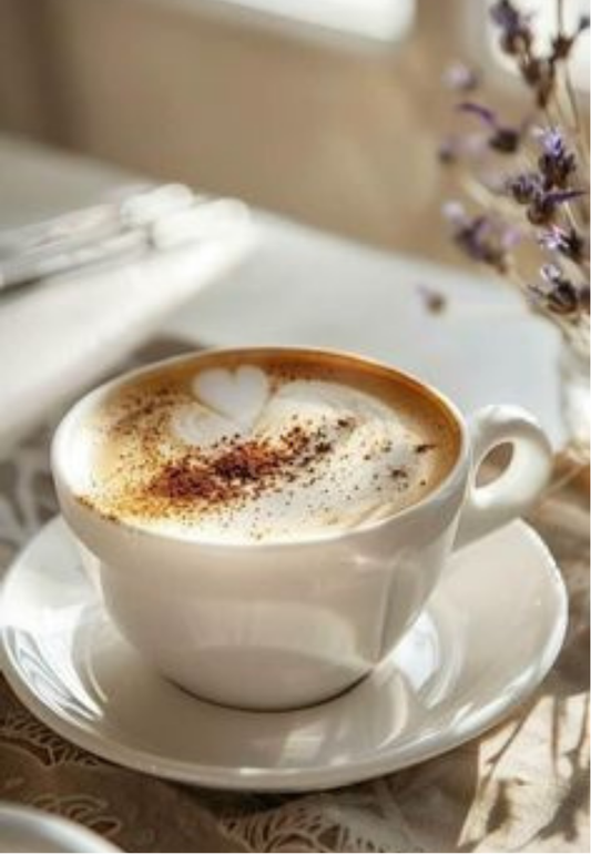 Cappuccino With Cinnamon Greeting Card