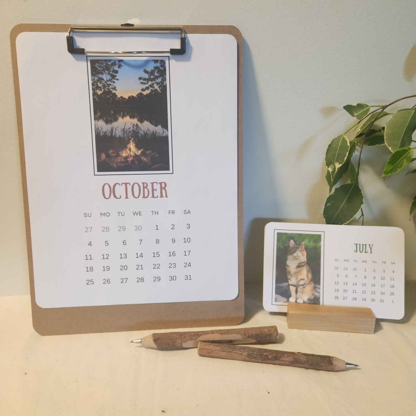 2026 Desk Calendar - Birch - Little Joys