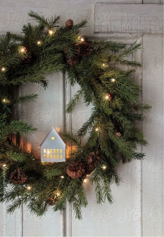 Christmas Wreath Greeting Card