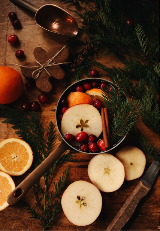 Rustic Citrus & Fruits Greeting Card