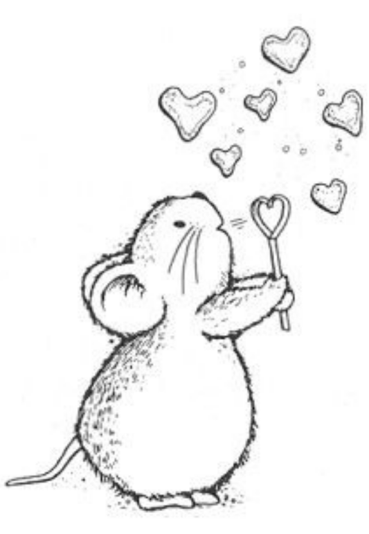 Love Mouse Greeting Card