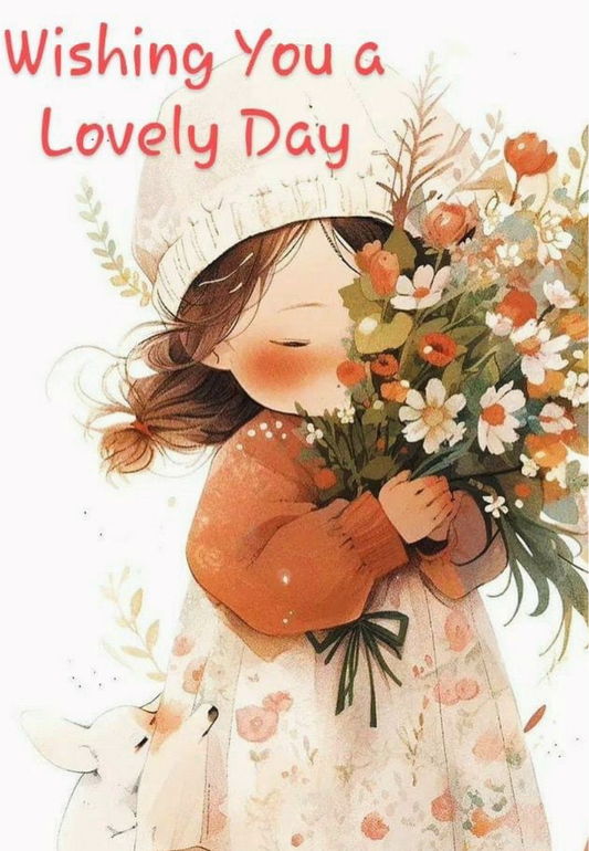 "Wishing You a Lovely Day" Greeting Card
