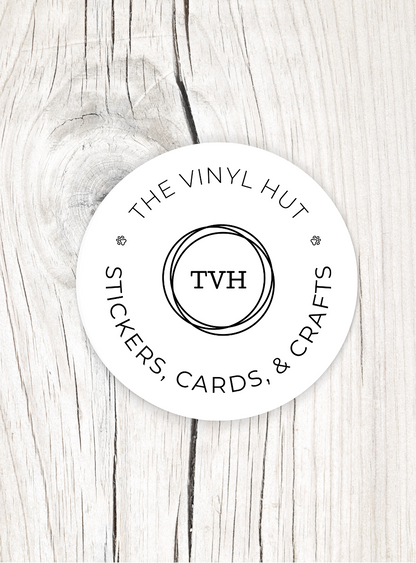The Vinyl Hut Logo Vinyl Sticker