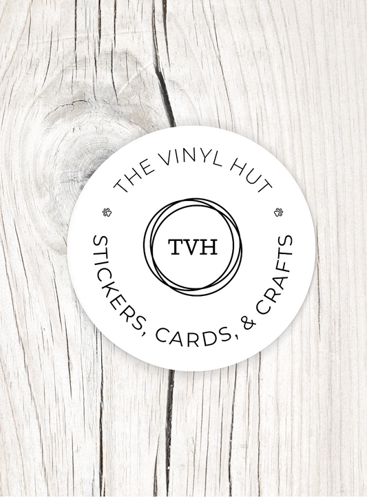 The Vinyl Hut Logo Vinyl Sticker