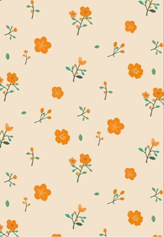 Petite Floral Pattern Greeting Card