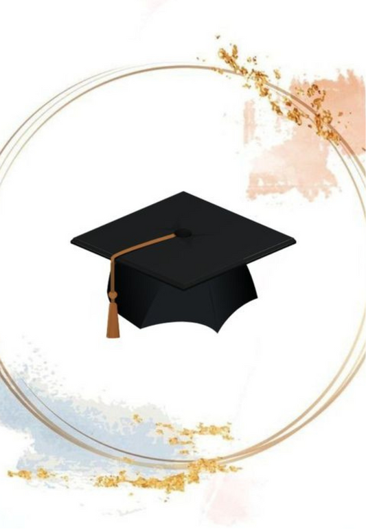 Simple Grad Cap Greeting Card