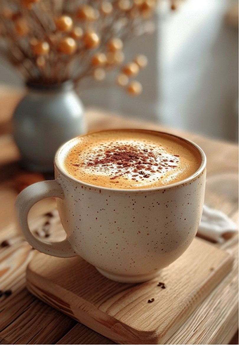 Cinnamon Coffee Greeting Card