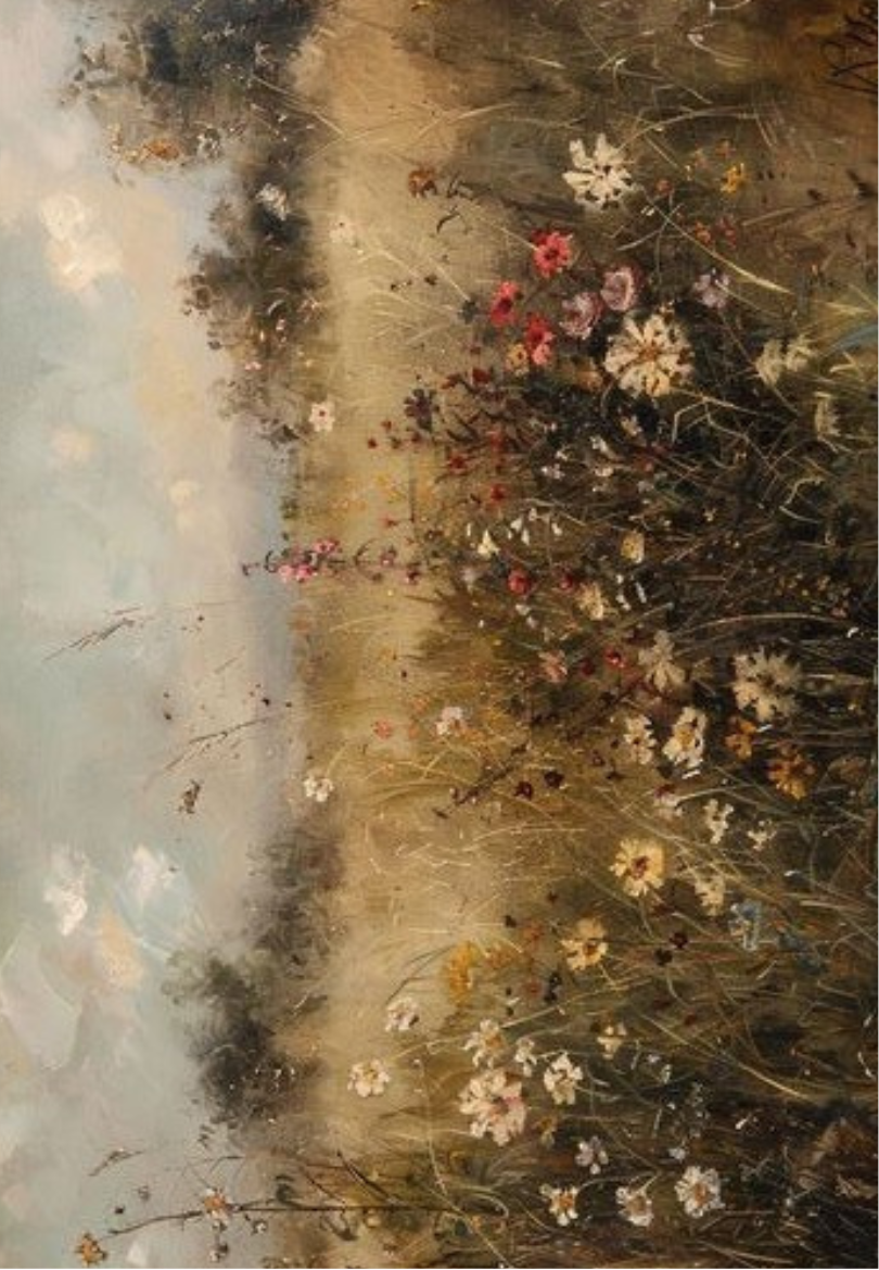 Field in Bloom Greeting Card
