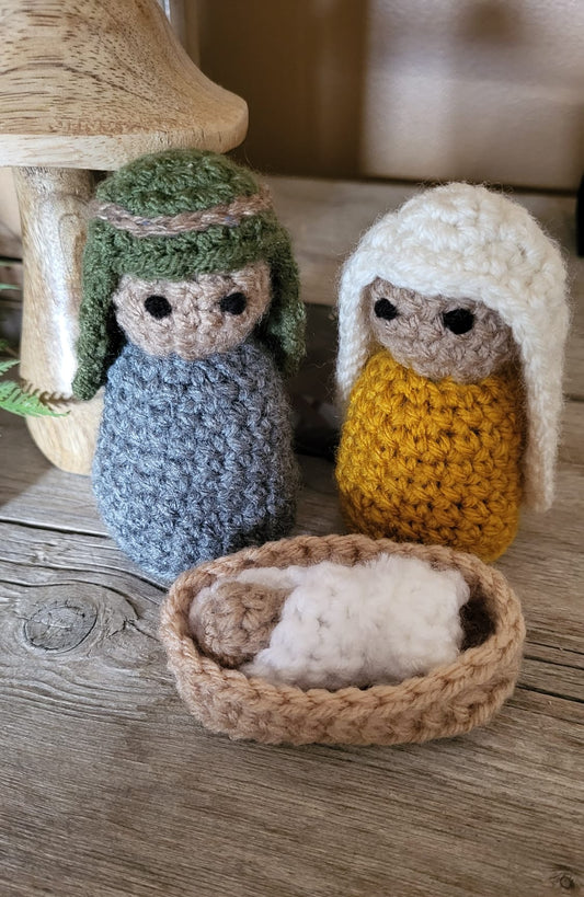 Chrochet Nativity Scene