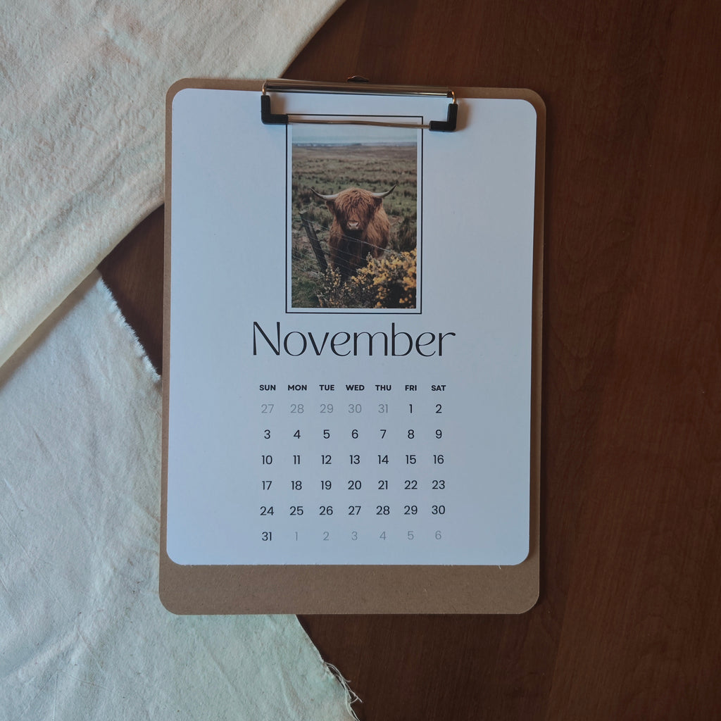 2027 Clipboard Wall Calendar