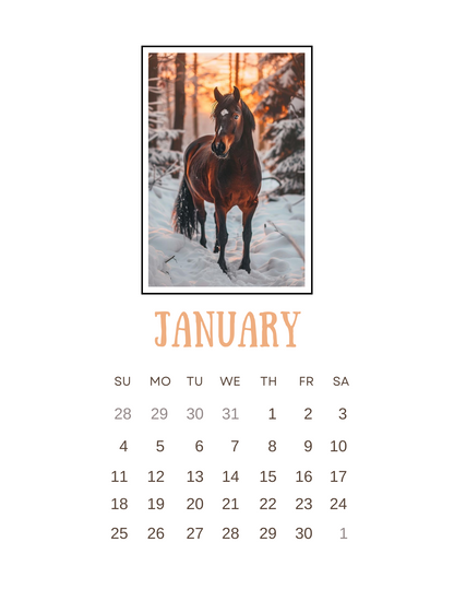 2026 Clipboard Calendar - Farmhouse Friends