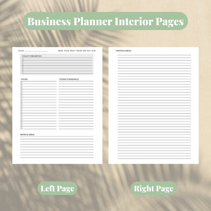 Business Daily Planner