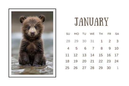 2026 Desk Calendar - Birch - Little Joys