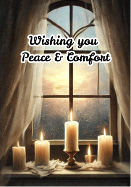 Peace & Comfort Greeting Card