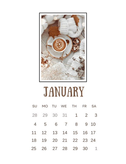 2026 Clipboard Wall Calendar