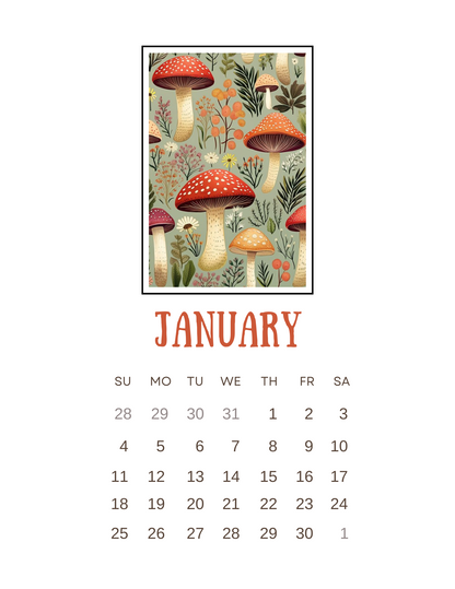 2026 Clipboard Wall Calendar