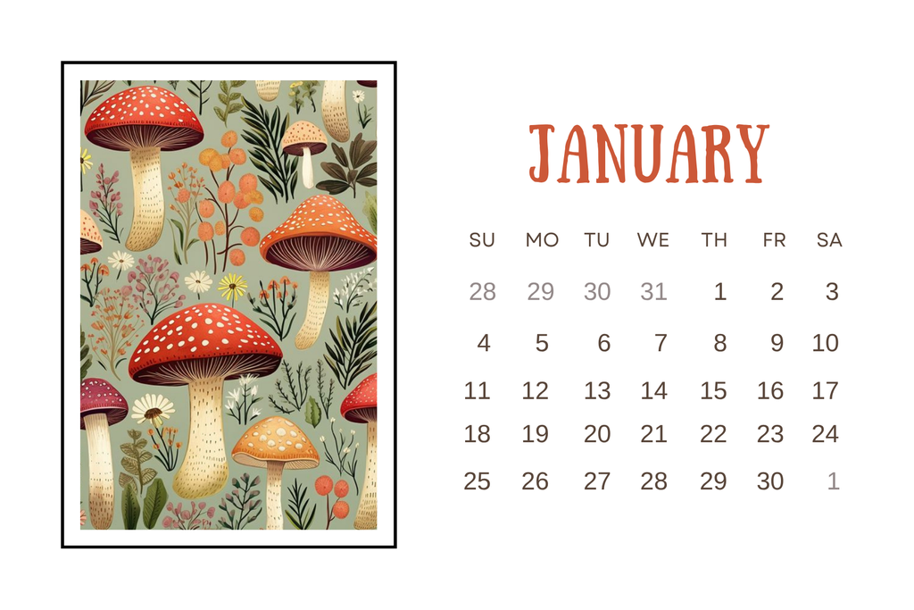 2026 Wood Stand Desk Calendar