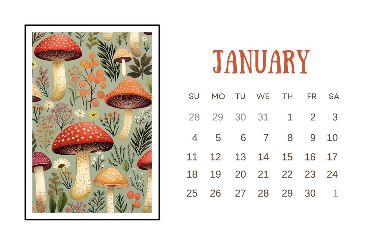 2026 Wood Stand Desk Calendar