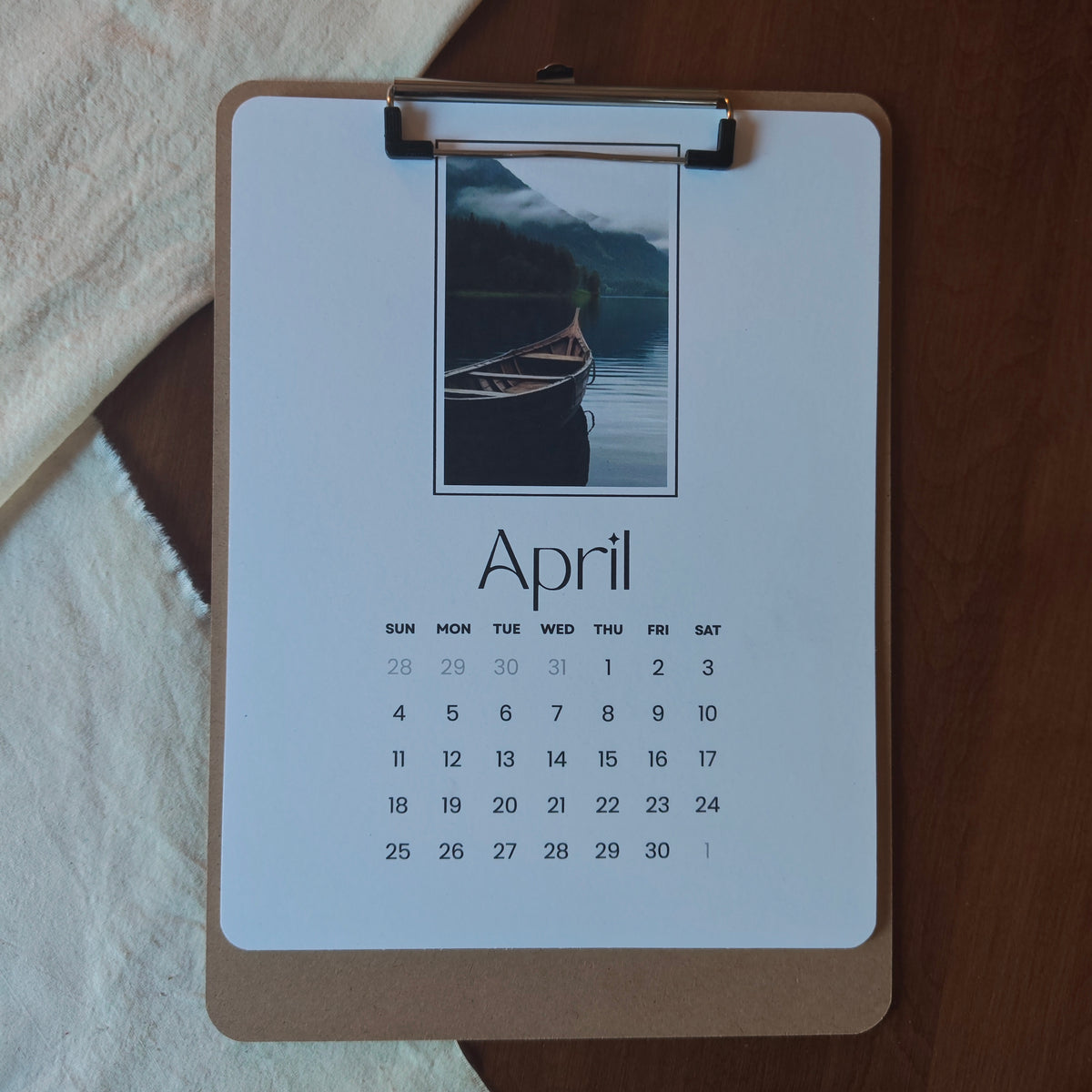 2027 Clipboard Wall Calendar