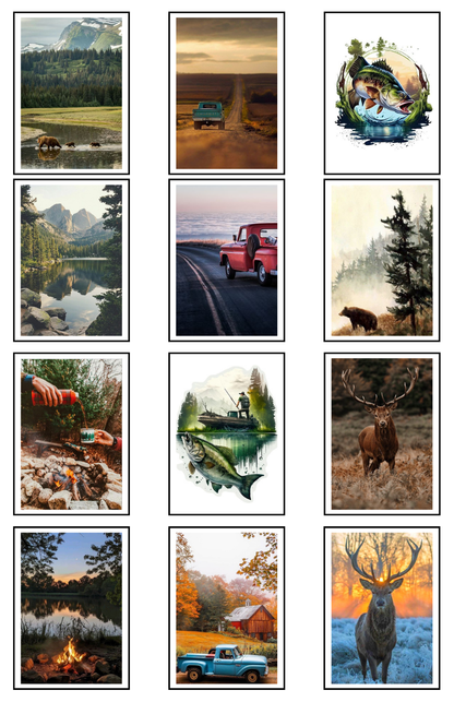 2026 Desk Calendar - Walnut - Wilderness Awaits